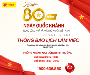 HOÀN MỸ BẮC NINH: THÔNG BÁO LỊCH LÀM VIỆC NGÀY QUỐC KHÁNH 02/09