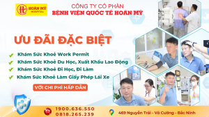 HOÀN MỸ BẮC NINH: THÔNG BÁO CẬP NHẬT CHI PHÍ KHÁM SỨC KHOẺ CHO NGƯỜI NƯỚC NGOÀI WORK PERMIT VÀ KHÁM SỨC KHOẺ LÁI XE, KSK ĐI HỌC ĐI LÀM, KSK DU HỌC!